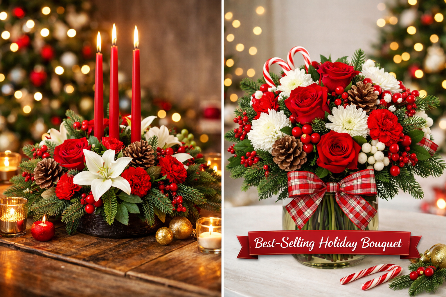 Elegant Holiday Centerpiece