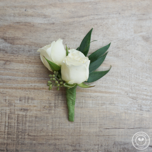 Spray Rose Boutonniere